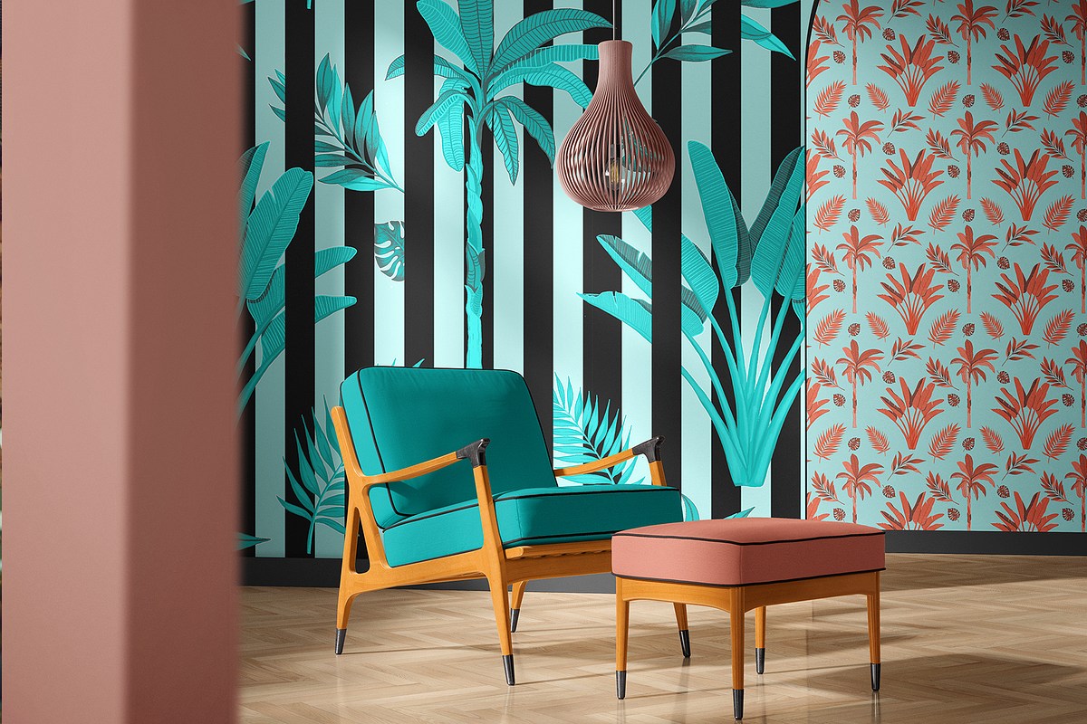 Tropical Cabana Patterns and Motifs, a Pattern Graphic by MenoMelo Studio (Photo 5 of 5)