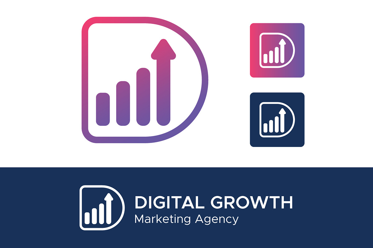 Digital Analytics Letter D logo, a Branding & Logo Template by Design Box (Photo 2 of 2)