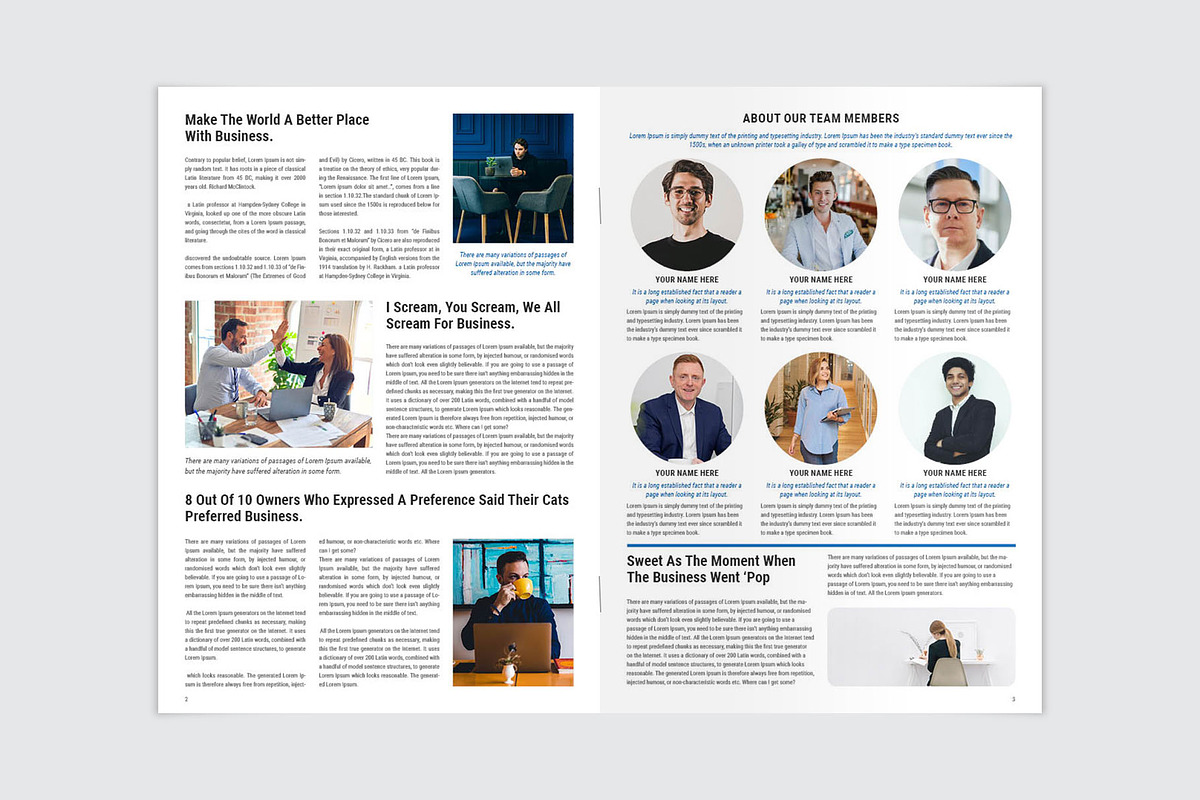 Newsletter, a Stationery Template by Amit Debnath (Photo 2 of 7)