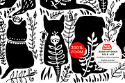 Herd of Dogs Folk Art, a Pattern Graphic by Arie Clares (Thumbnail 2 of 12)