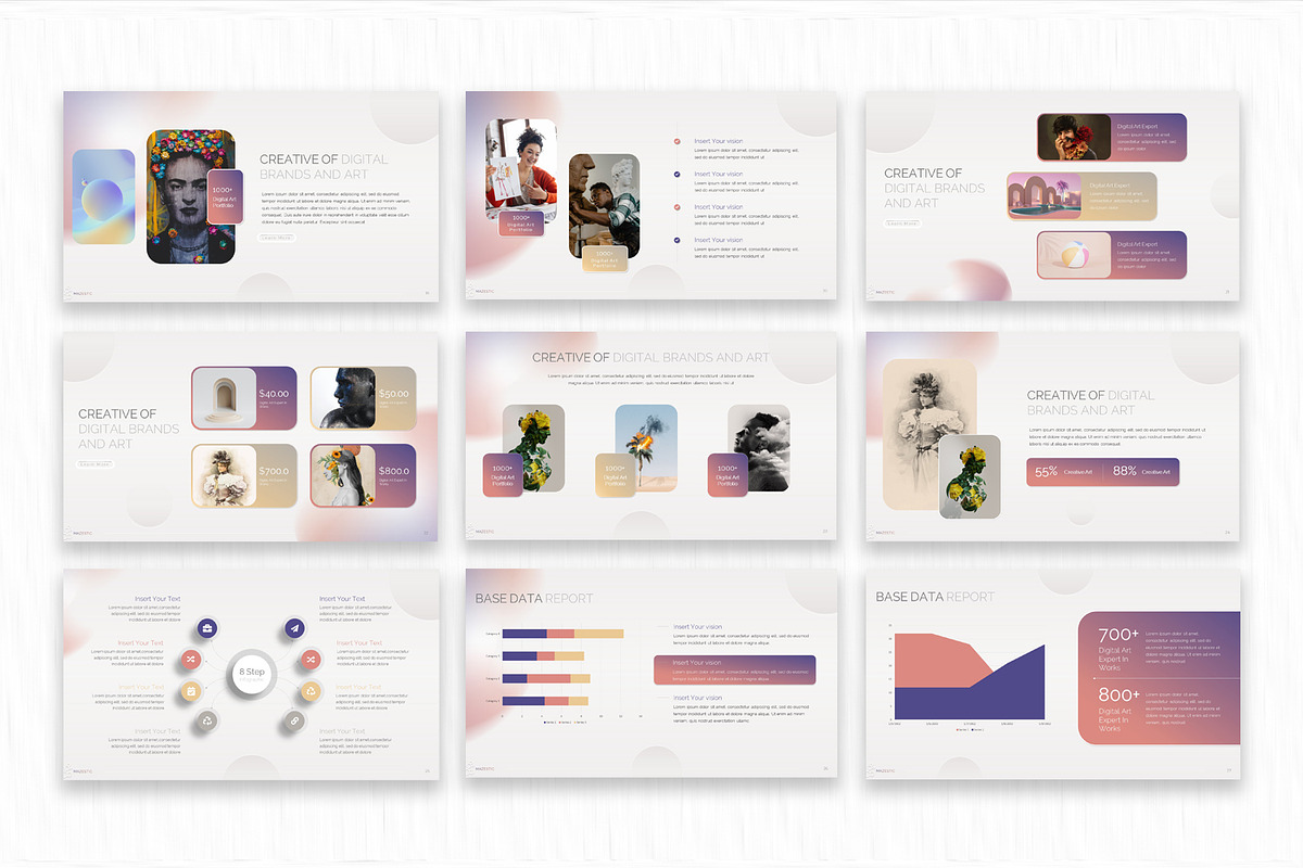 Mazestic Digital Art Presentation, a Presentation Template by SlideStack (Photo 4 of 5)