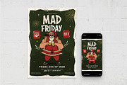 Christmas Mad Friday Flyer Template, a Flyer Template by BrandPacks (Thumbnail 5 of 5)