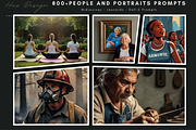 800 MJ Prompts People Portraits Ai, a Graphic by AtacanDigital (Thumbnail 3 of 6)