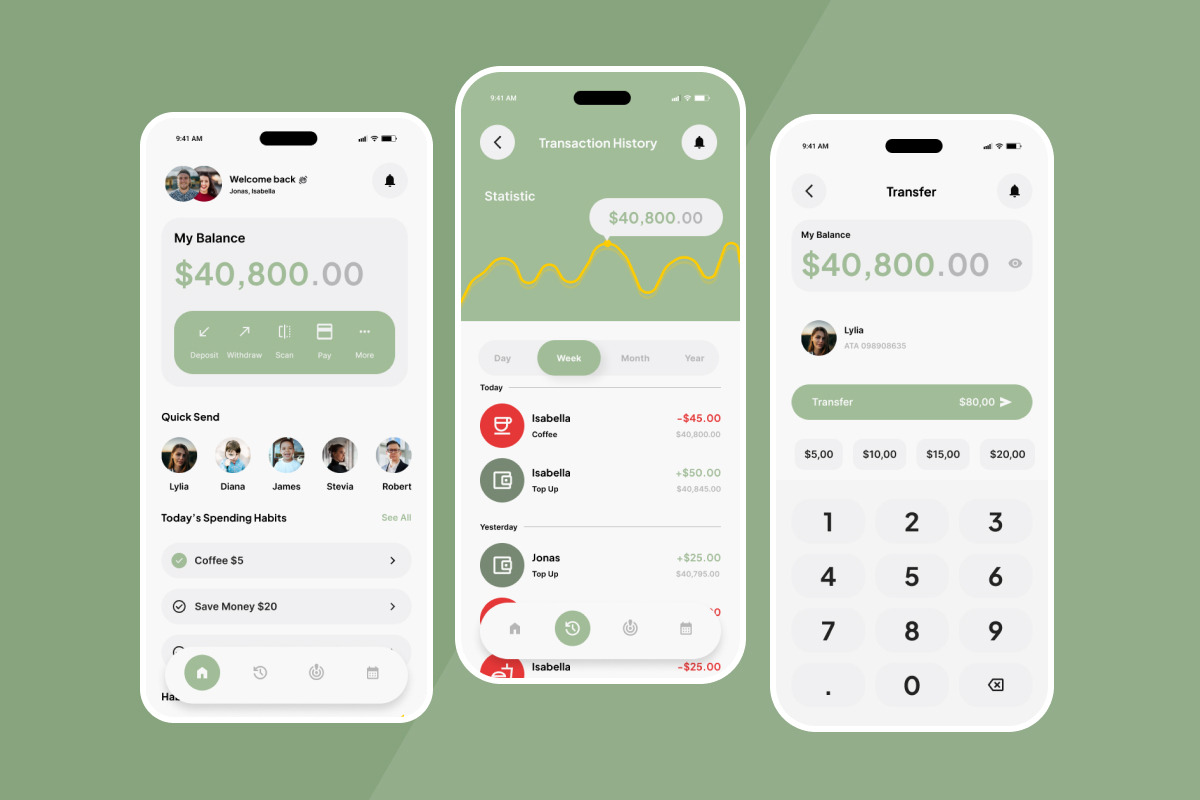 Evorra - Couple Finance App, an App Template by productype1 (Photo 4 of 5)