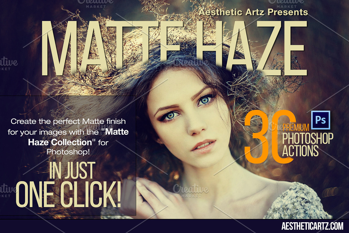 Matte Haze Photoshop Actions, an Action Add-On by PixelHive Pro (Photo 1 of 6)