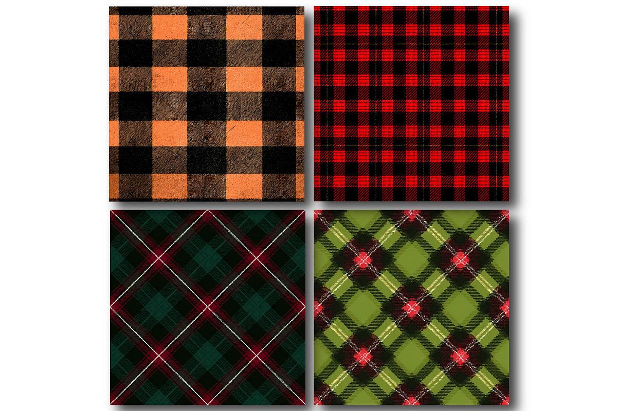 Vector Lumberjack Tartan Plaid, a Texture Illustration by DreamPrint404 (Photo 3 of 4)