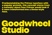 GW Primos Gothic, a Font by Goodwheel Studio (Thumbnail 4 of 15)