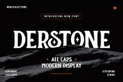 Derstone - All Caps Display Serif, a Serif Font by Lettermine (Thumbnail 1 of 9)