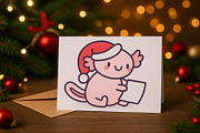 Axolotl Xmas Illustration Pack, a Seasonal Illustration by Palau (Thumbnail 6 of 10)