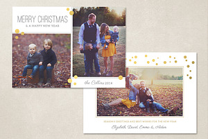 Christmas Card Template CC066, a Card Template by OtoStudio