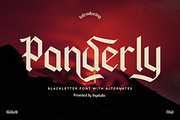 Classic Blackletter Font - Panderly, a Blackletter Font by Say Studio (Thumbnail 1 of 11)