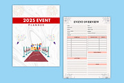 2025 Event Planner Canva, a Stationery Template by Designmela01 (Thumbnail 3 of 7)