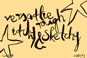 HENRI & PABLO paintbrush font, a Handwritten Font by ana & yvy (Thumbnail 7 of 15)