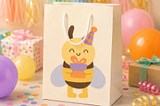 Bee Clipart Bundle, an Animal Illustration by Palau (Thumbnail 4 of 10)
