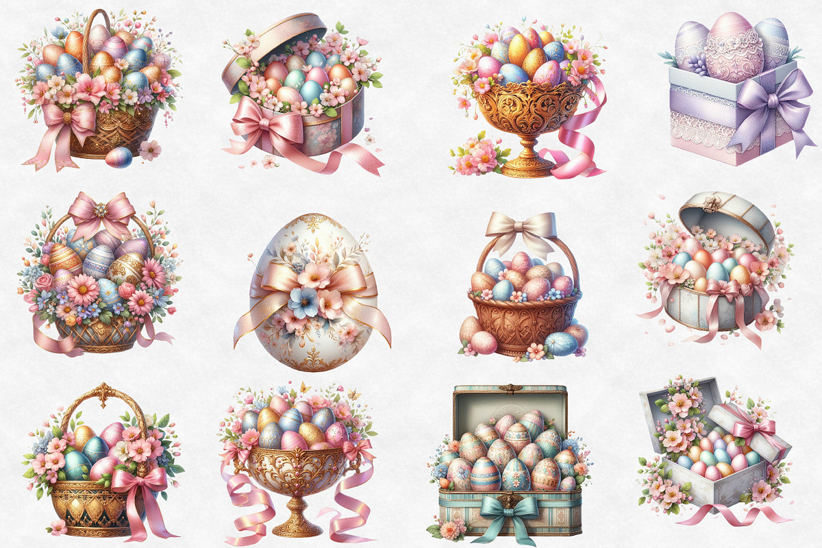 Easter Egg Clipart, an Illustration by Designworld (Photo 2 of 5)