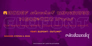 Elefont™, a Font by MINDCANDY (Thumbnail 3 of 5)