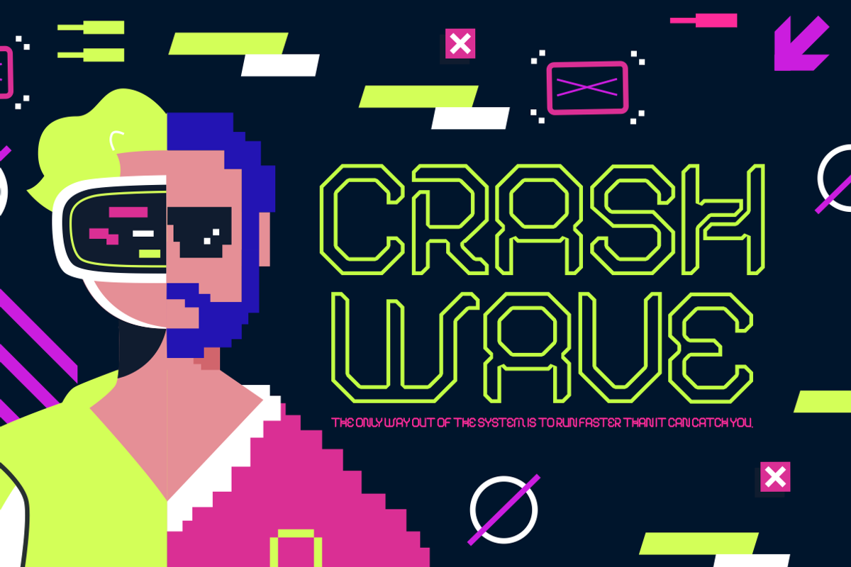 Snapshock - Cyberpunk Game Font, a Font by PutraCetol Studio (Photo 2 of 11)
