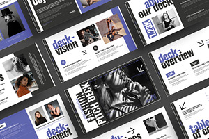 Fashion Pitch Deck Presentation, a Presentation Template by MightyDesign