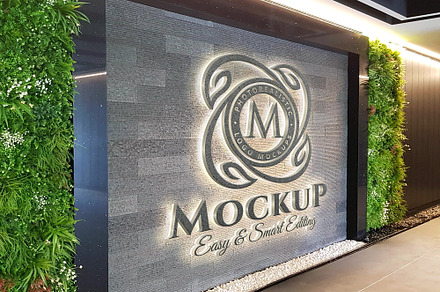 3D Sign Backlit Logo Mockup, a Product Mockup by Smart Works