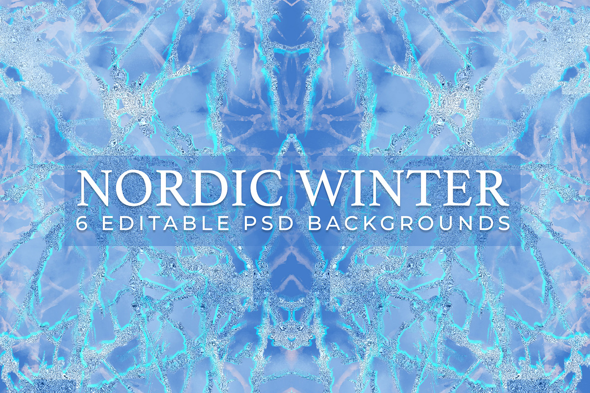 Nordic Winter Backgrounds, a Pattern Graphic by The Gypsy Goddess (Photo 1 of 10)
