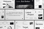 White Project Proposal Google Slide, a Presentation Template by graphicook (Thumbnail 1 of 4)