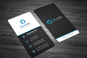 Modern Vertical Business Cards, a Business Card Template by Galaxiya (Thumbnail 2 of 8)