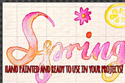 Spring Party Watercolor Bundle, a Seasonal Illustration by Violet LeBeaux (Thumbnail 3 of 3)