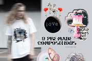 DREAMWEIRDS mixed-media collage set, an Object Graphic by alenaganzhela (Thumbnail 6 of 8)