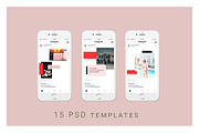 Bold and Modern Instagram Templates, a Social Media Template by Carrylove Designs (Thumbnail 3 of 4)