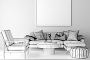 Living A - Neutral Soft, a Furniture 3D Model by 3DCargo (Thumbnail 10 of 10)