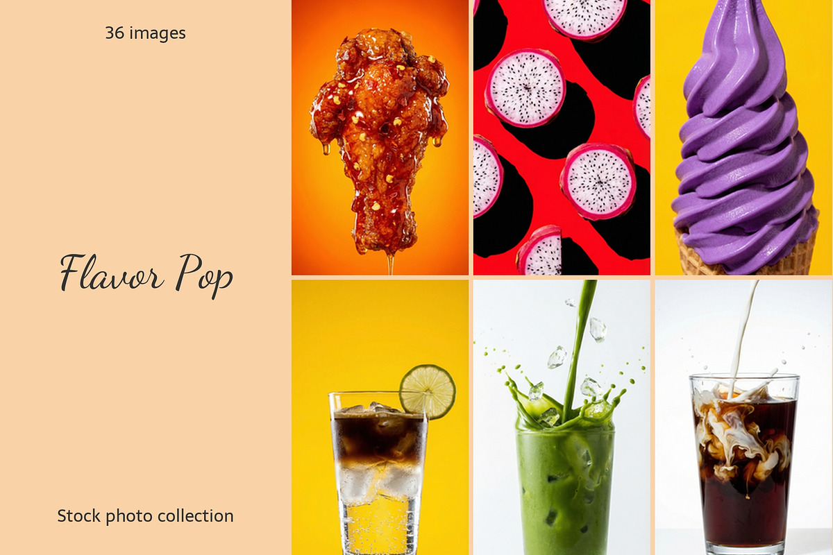 Flavor Pop, a Food & Drink Photo by AI Petr Creative Agency (Photo 1 of 7)