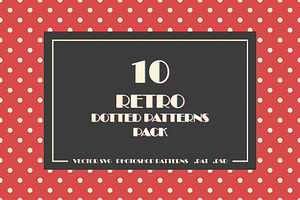Retro Dotted Patterns, a Pattern Graphic by Mark Borbely