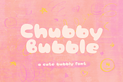Chubby Bubble | Playful Display Font, a Handwritten Font by Limonum.Studio (Thumbnail 1 of 12)