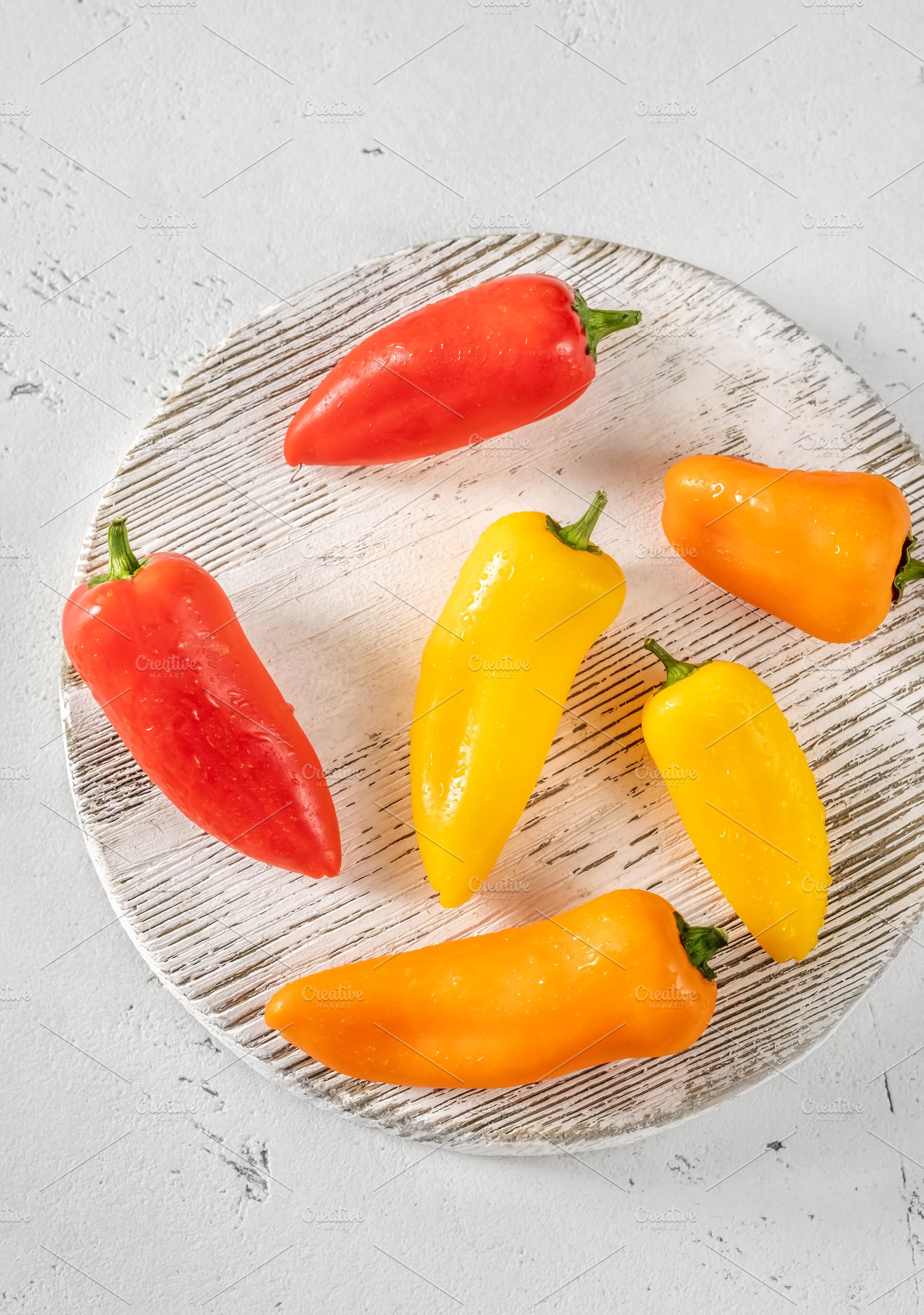 Fresh sweet peppers, a Food & Drink Photo by Alexander Prokopenko