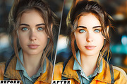 Cleatn Cartoon Retouch Photoshop, an Action Add-On by one-touch (Thumbnail 8 of 9)