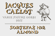 Sortefax No2 - SVG color font, a Font by glukfonts (Thumbnail 2 of 6)