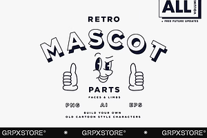 Retro Mascot Parts BUNDLE
