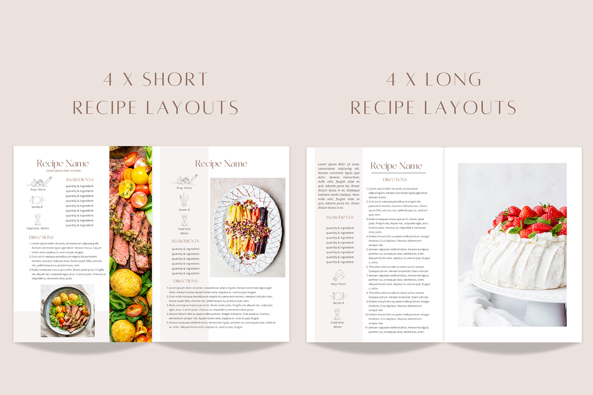 Cookbook Template CANVA, a Templates & Theme by Marianne Design Co (Photo 8 of 8)