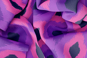 Purple ikat seamless patterns, a Pattern Graphic by SmartDesign (Thumbnail 2 of 3)