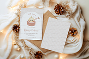 Double Christmas Card Mockup, a Product Mockup by TatiMockup (Thumbnail 4 of 4)