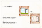 Baby Shower Invitation Mockups Canva, an Advertising Mockup by Matisse Studio (Thumbnail 4 of 9)