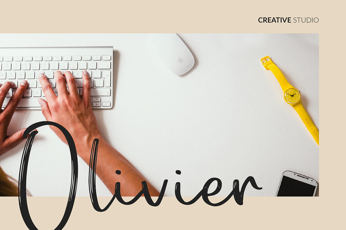 Pabbiolla Modern Script Font, a Script Font by Giant Design (Photo 8 of 10)