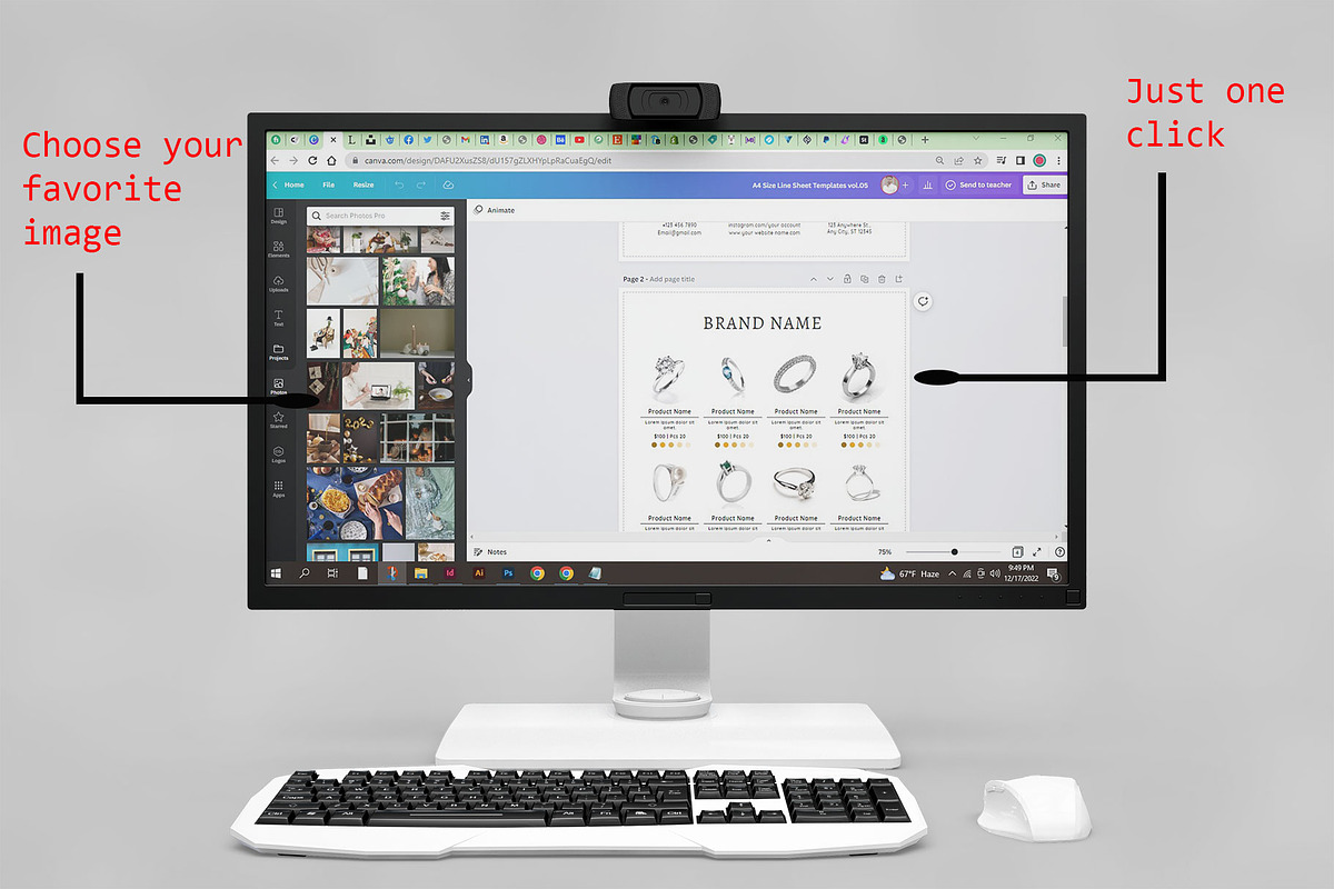 Line Sheet For Wholesale Template, a Stationery Template by Design Zone (Photo 7 of 9)