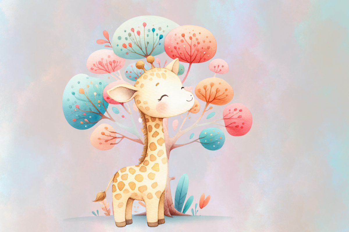 Watercolor Safari Animals Clipart, an Object Graphic by Agnesagraphic (ID 95) (Photo 6 of 12)