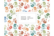 Messy DIY HandPrints Kids pattern, a Pattern Graphic by Milatoo (Thumbnail 3 of 4)