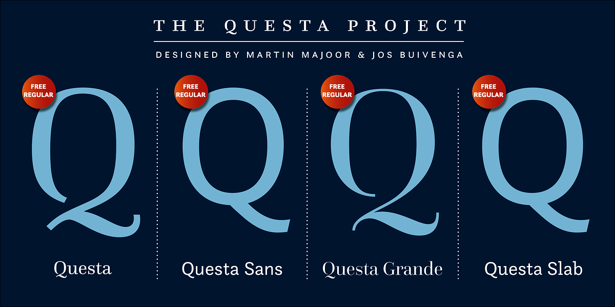 Questa Sans, a Sans Serif Font by The Questa Project (Photo 2 of 4)