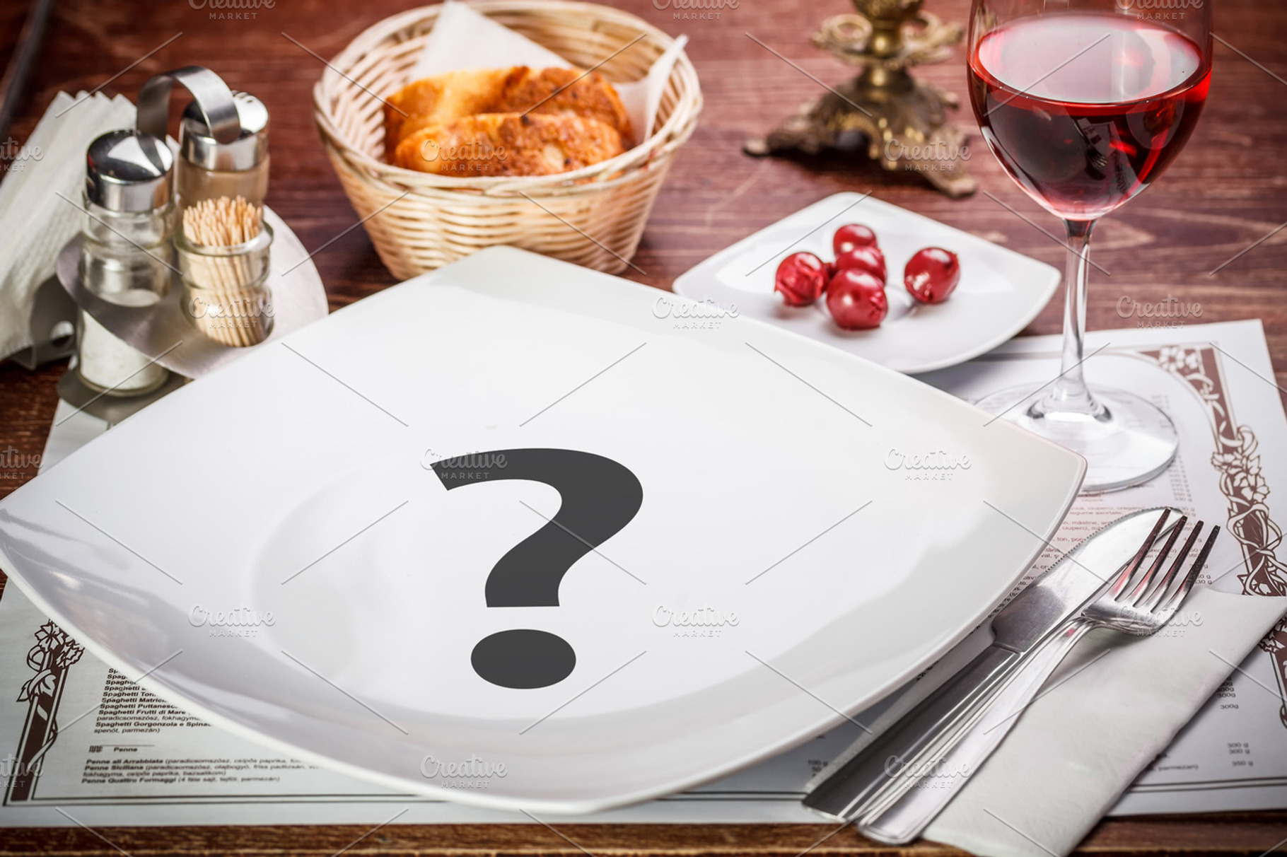 Question mark stock photo containing ceramics and concept