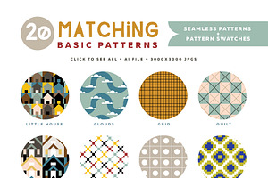 Whimsy Geometric Pattern Bundle