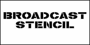 Broadcast Stencil JNL