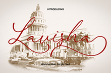 Lavisha - Handwritten Script Font